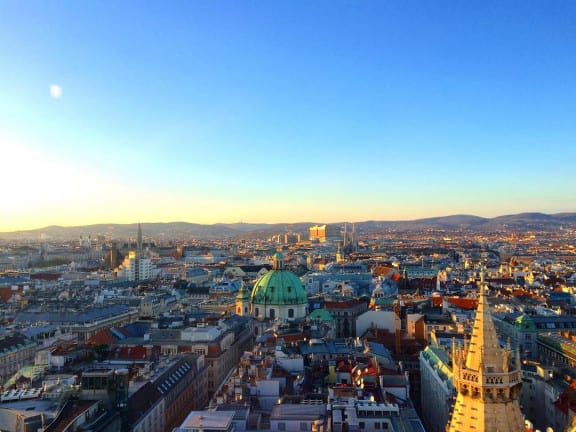 Der Ausblick vom Stephansdom