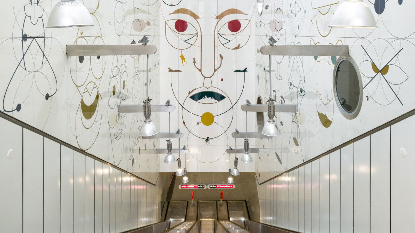 (c) Iris Ranzinger U-Bahn Kunst Yves Netzhammer