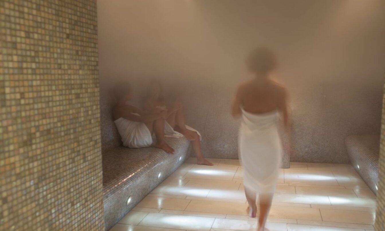 Poltern in Wien: sauna in der therme wien