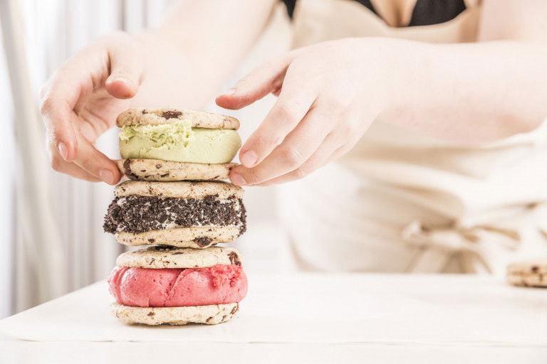 Veganista Inbetwiener: ein heißer Tipp für Menschen, die vegane Eissalons in Wien suchen