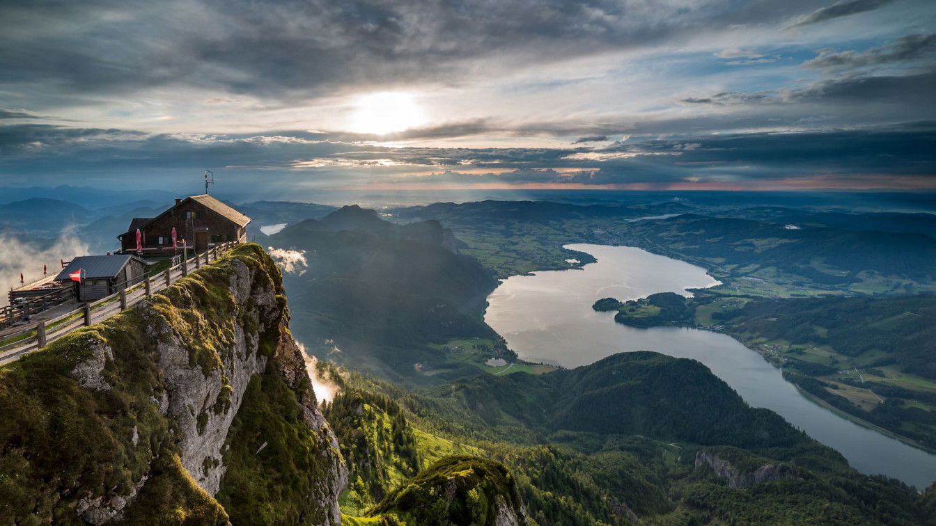 Ausblick vom Schafberg auf den Wolfgangsee (c) WTG wolfgangsee im herbst