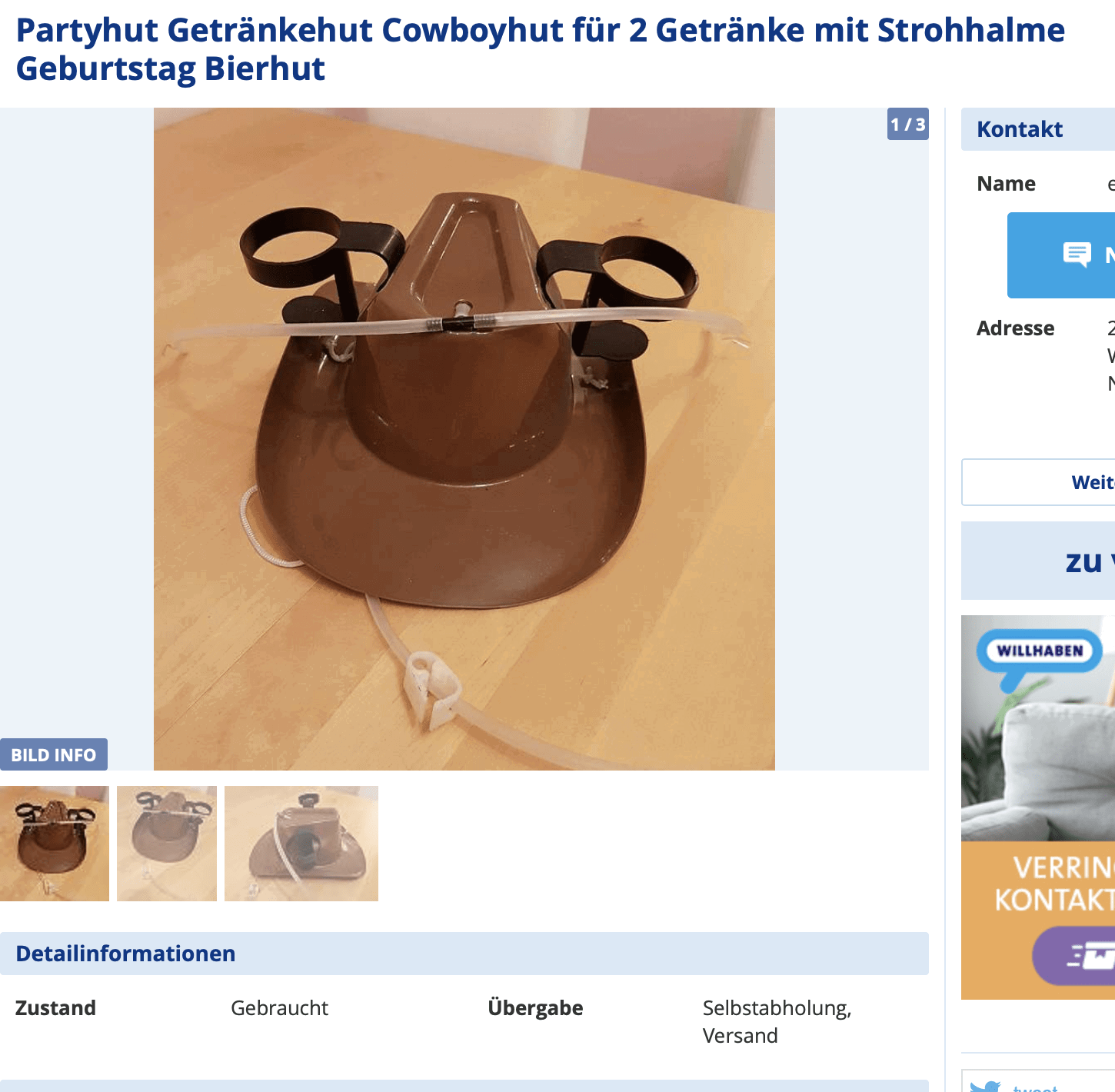 Willhaben verschenken