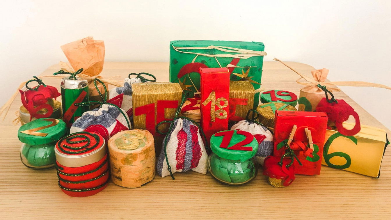 (c) Conny Kubinger Adventkalender Upcycling