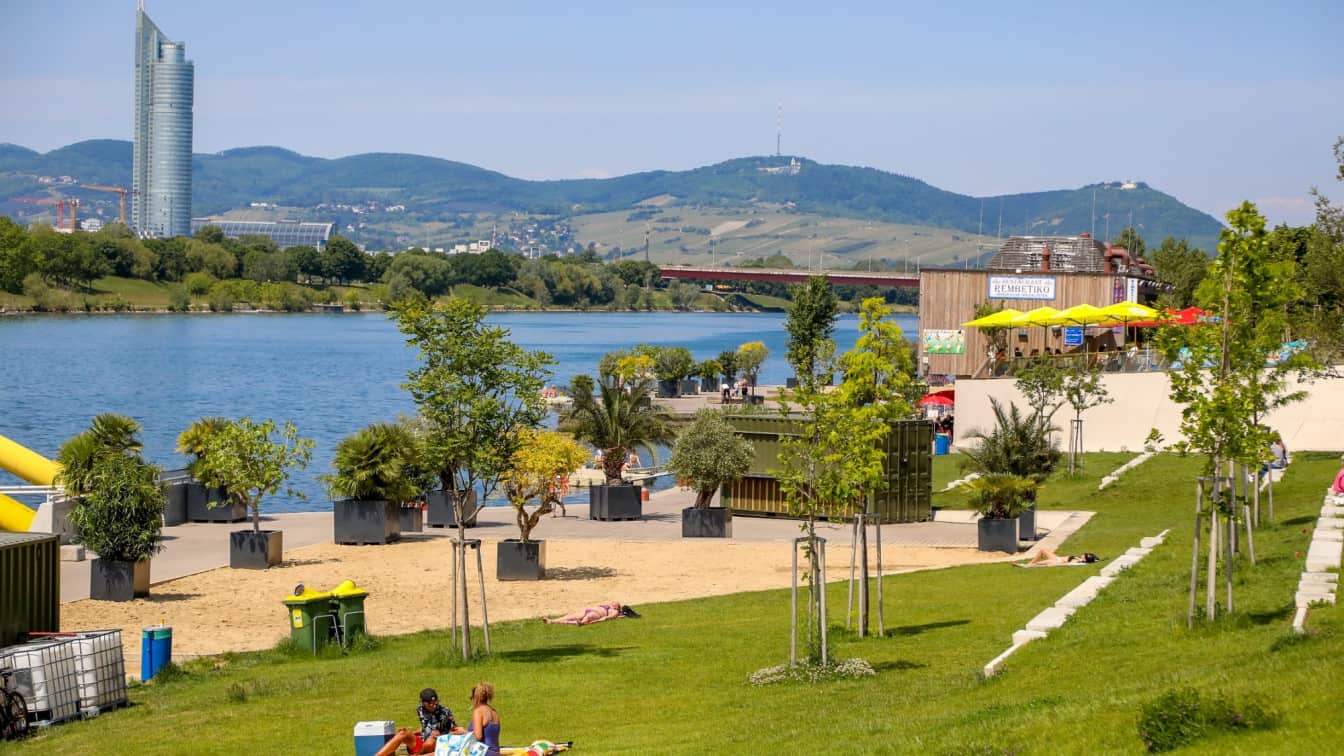 Der Copa Beach an der Neuen Donau. (c) PID/Fürthner Der Copa Beach an der Neuen Donau. (c) PID/Fürthner