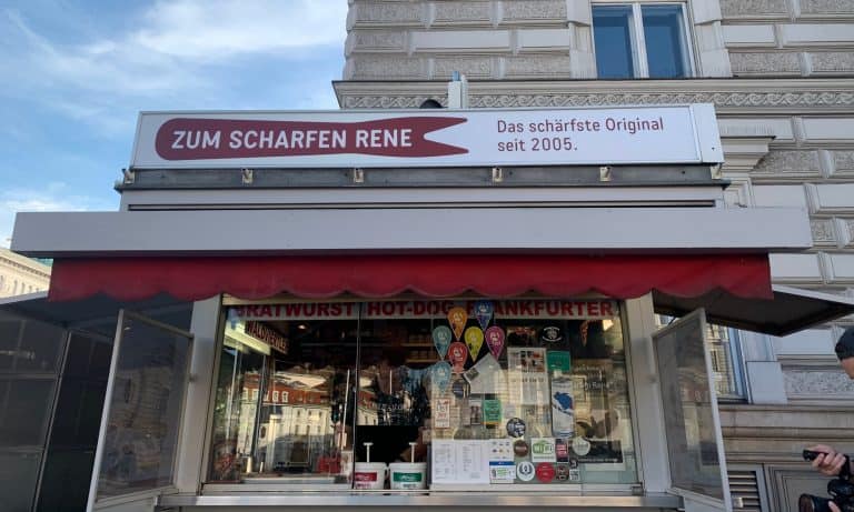 Imbissstand in Wien: Zum scharfen Rene, 1010