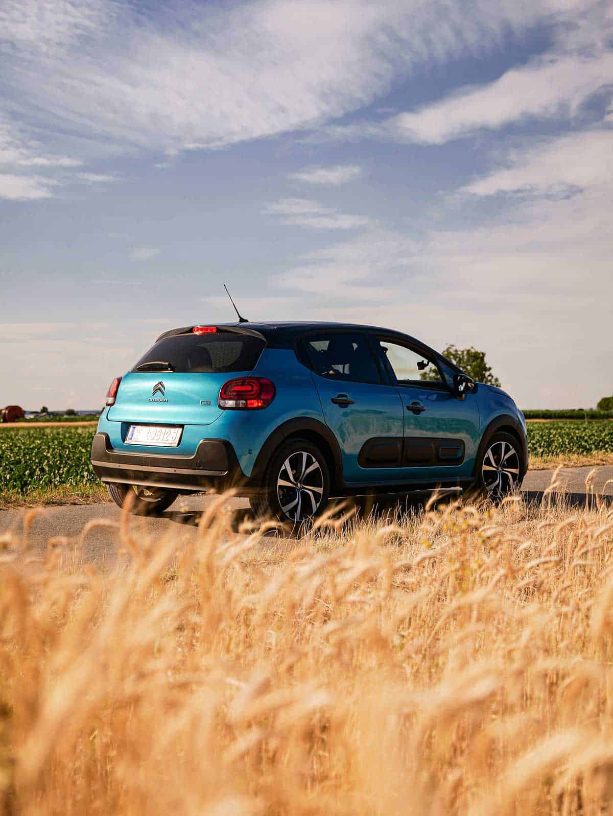 Mit dem Citroën C3 zwischen den weiten Feldern im Burgenland, Sponsored (c) Marino Knöppel | valerino.creations