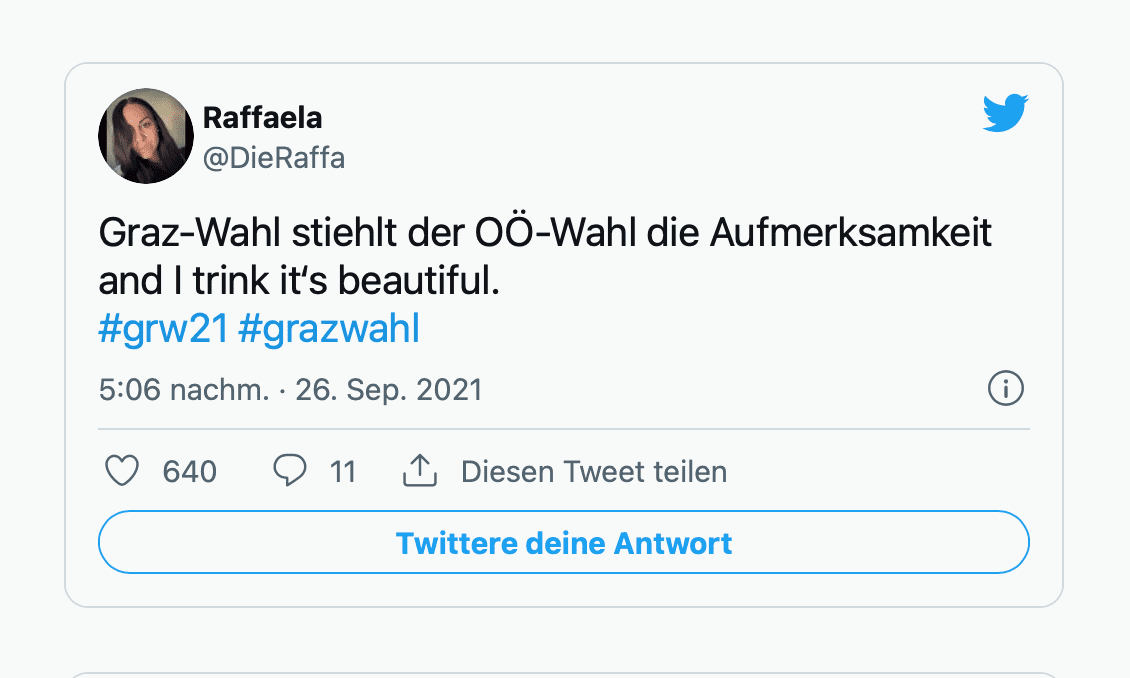 Screenshot Twitter 27.09.2021 Wahlen 2021