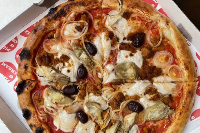 Pizzis and Cream vegane Pizza