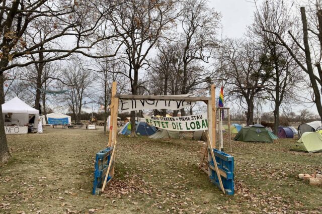 Protestcamp Hirschstetten