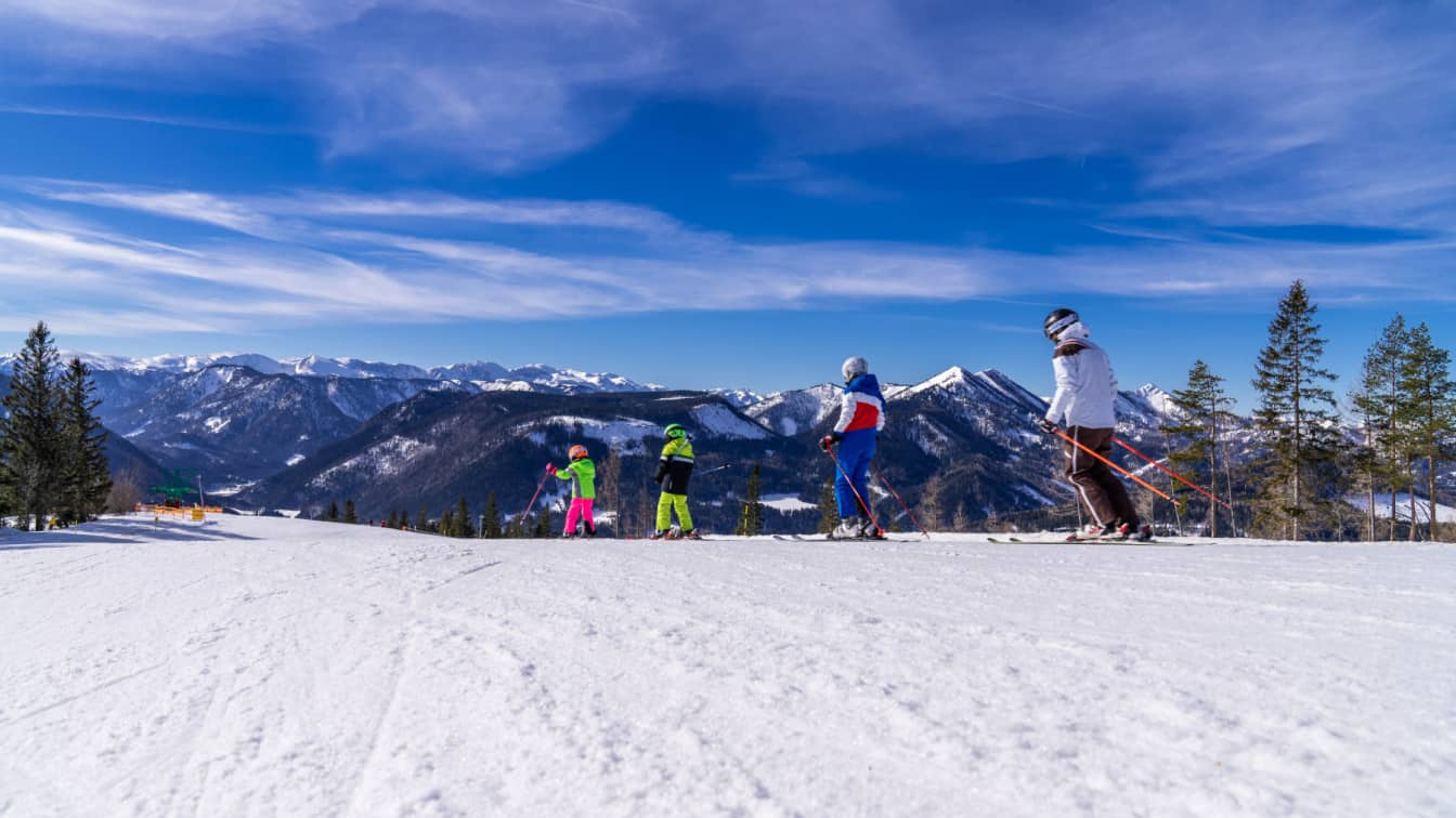 Skifahren auf der Mariazeller Bürgeralpe in der Steiermark. Pressefoto. (c) Mariazeller Bürgeralpe | Rudy Dellinger Skifahren auf der Mariazeller Bürgeralpe in der Steiermark. (c) Mariazeller Bürgeralpe | Rudy Dellinger