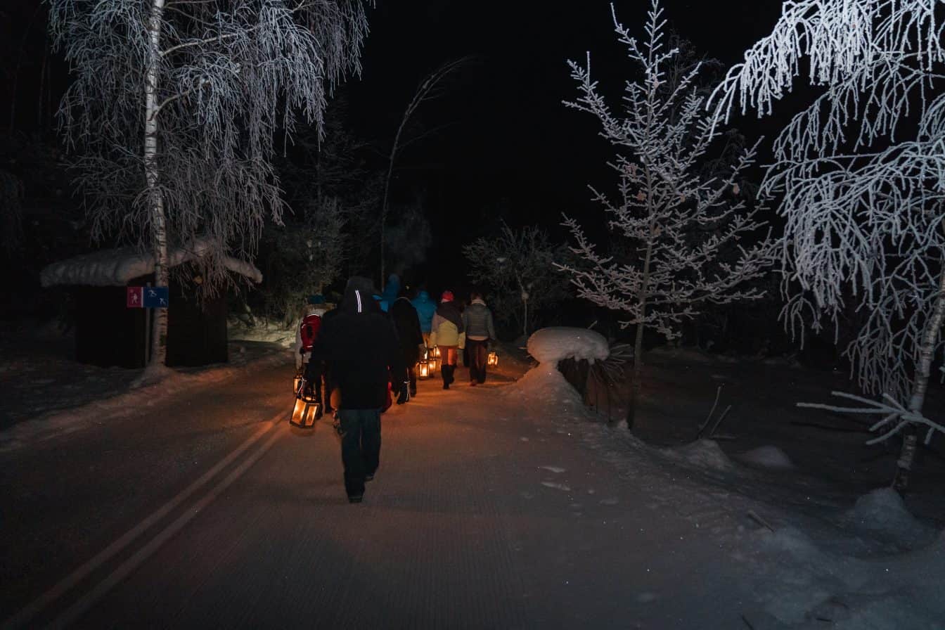 Laternenwanderung im Tiroler Pillerseetal (c) Ringler Stefan