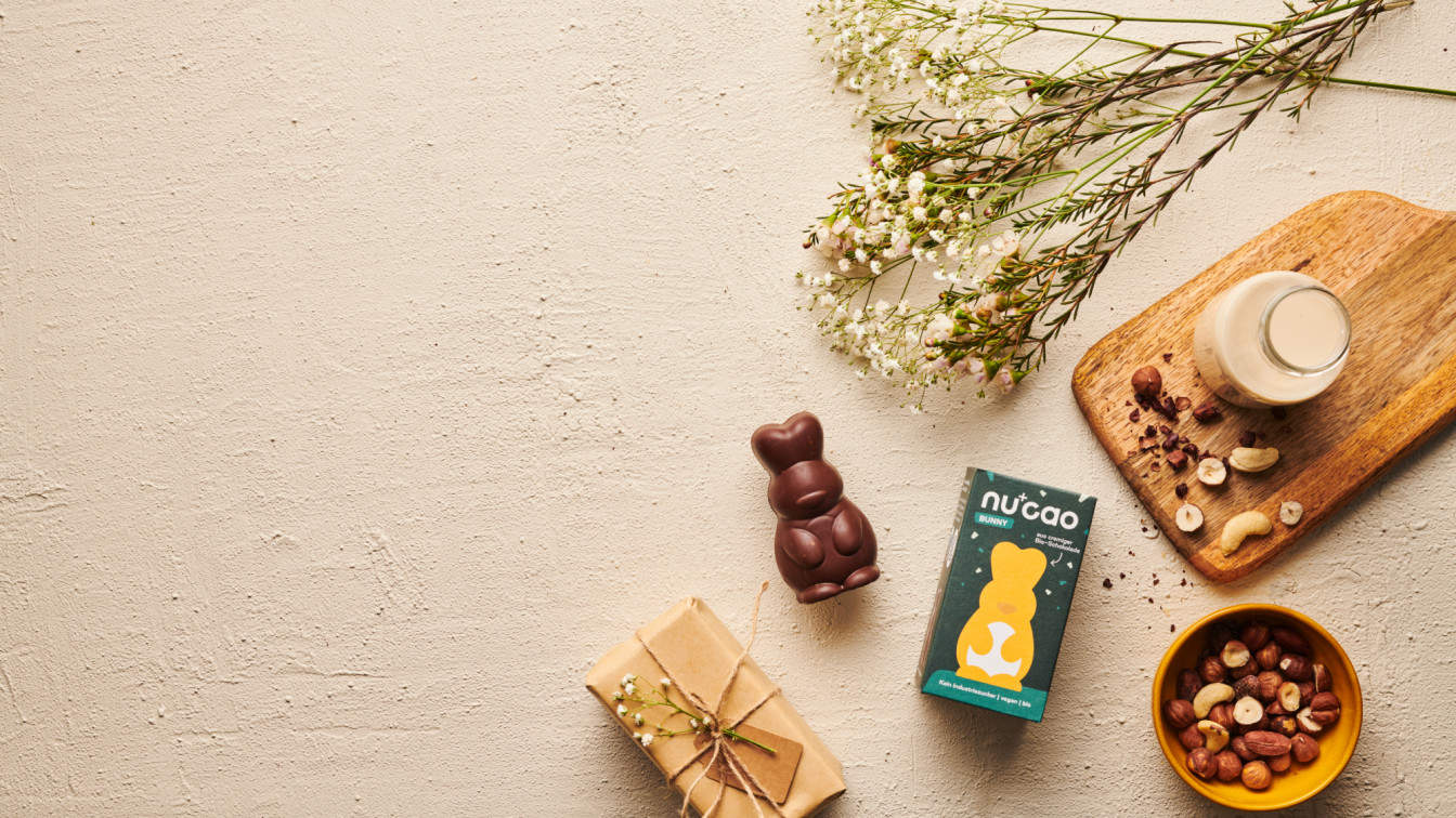 (c) the nu company Vegane Schoko-Osterhasen