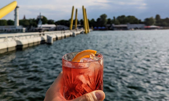 Copa Beach Wien Sommer Negroni