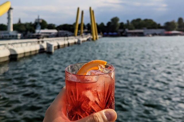 Copa Beach Wien Sommer Negroni