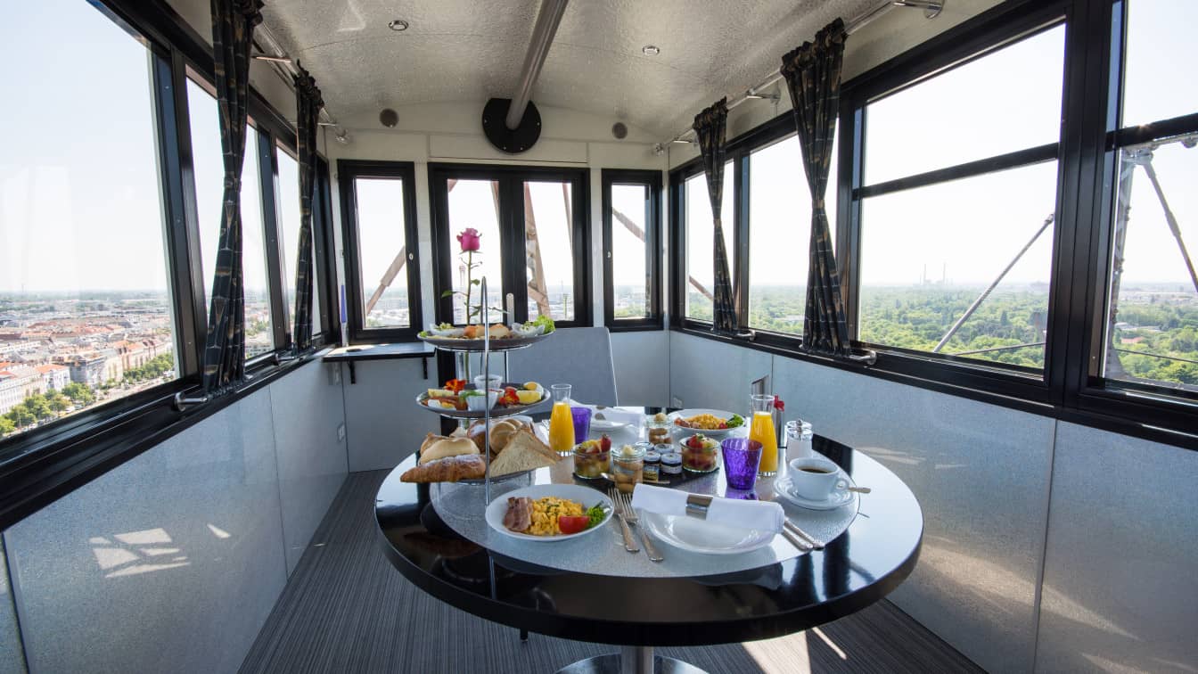 (c) Wiener Riesenrad | https://wienerriesenrad.com Frühstück am Riesenrad