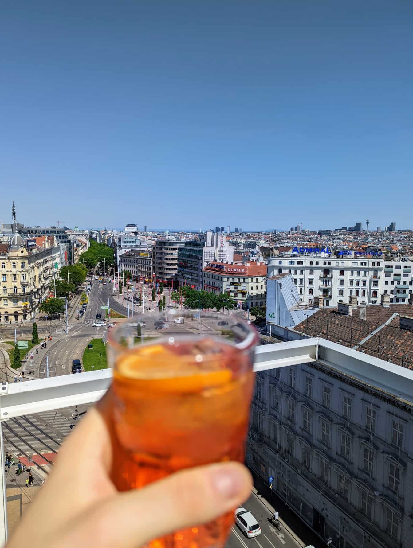 Ikea Westbahnhof Rooftop Terrasse Aussicht Wien