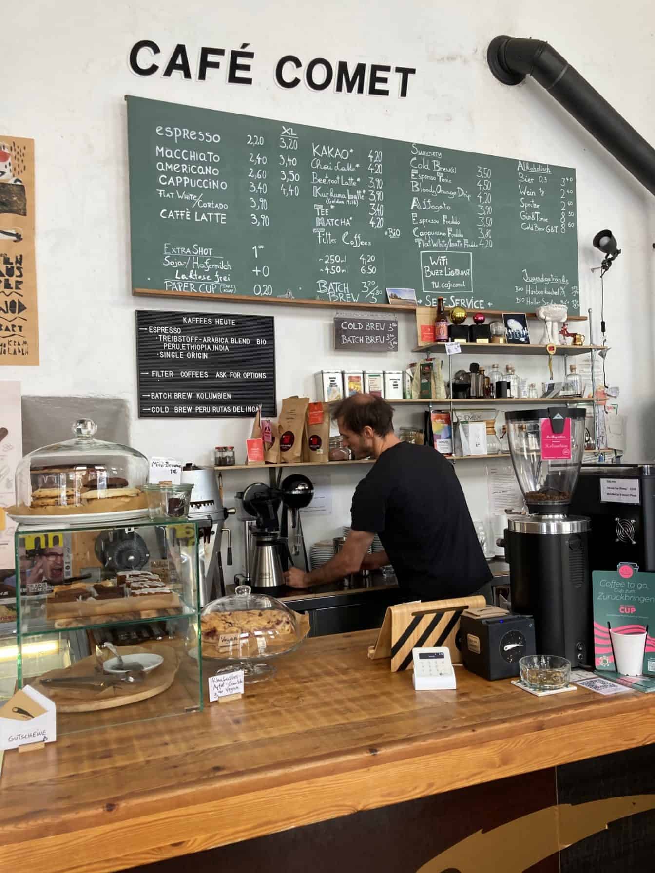 Speciality Coffee im Café Comet