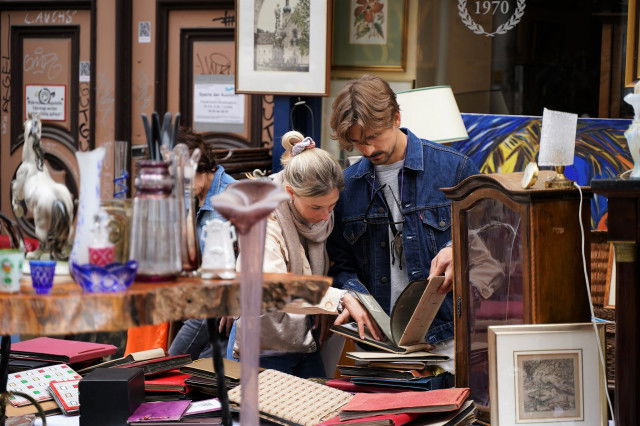Flaniermarkt Neubaugasse in Wien