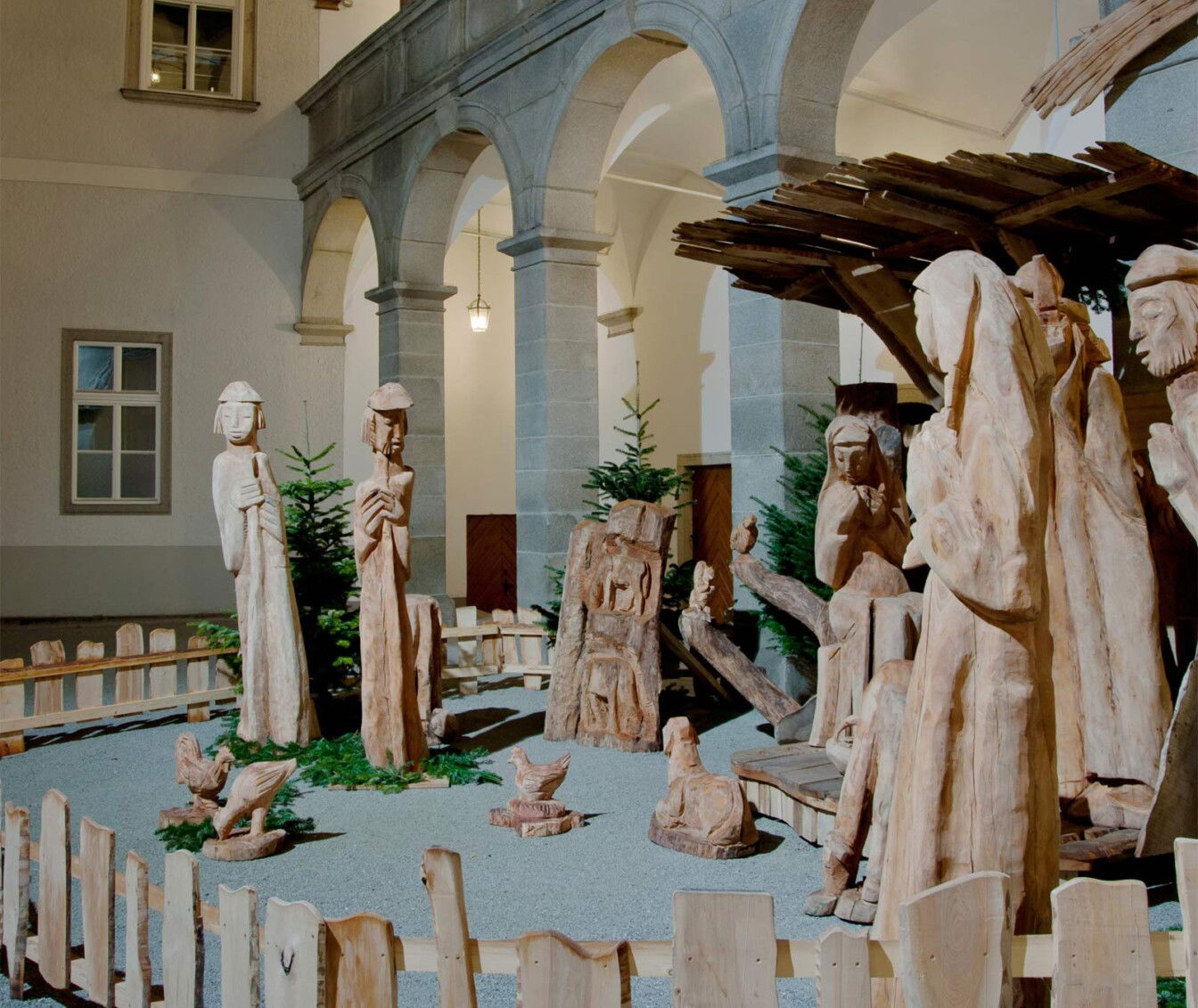 Die Krippe vom Landhaus in Linz.