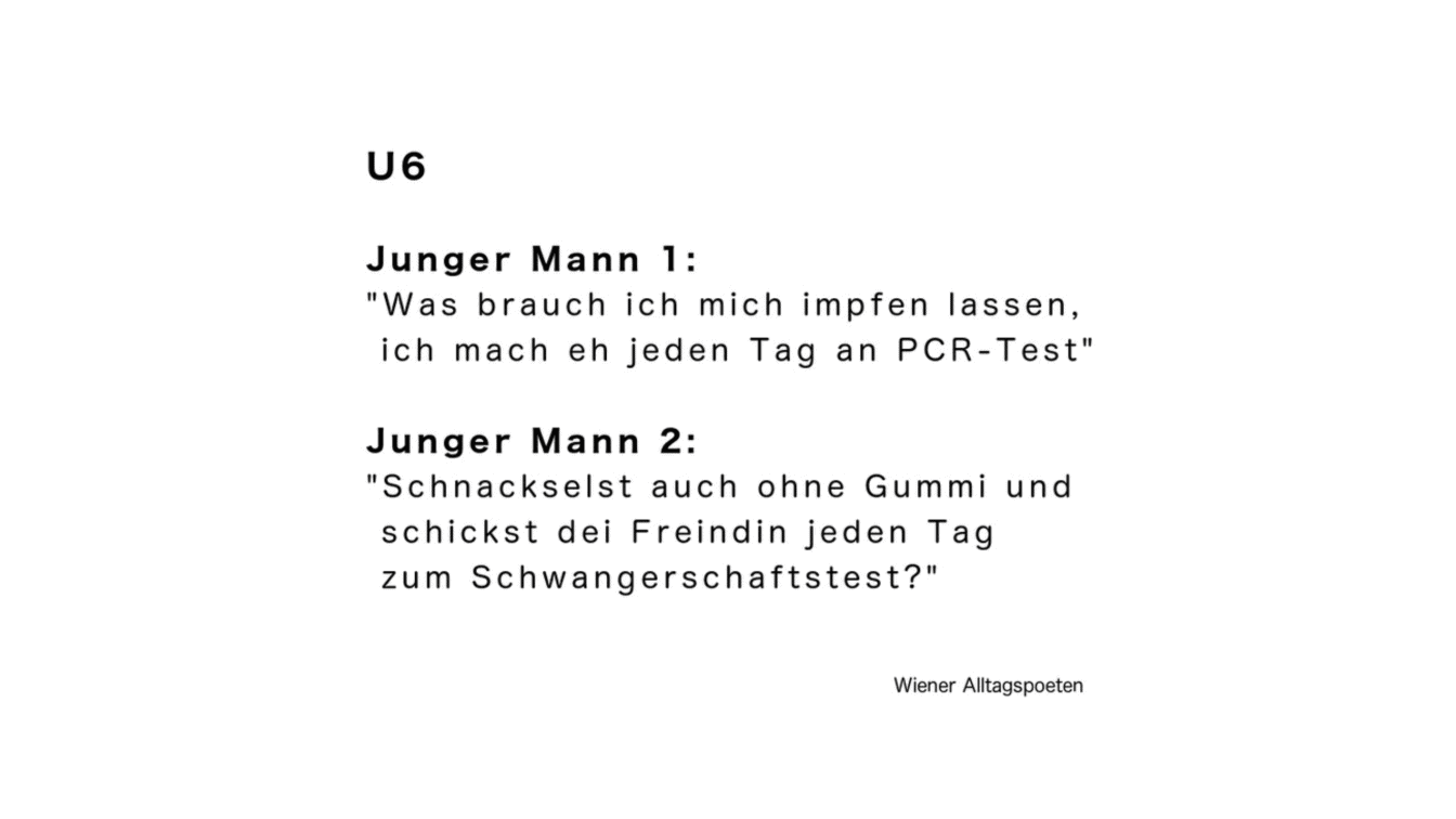(c) Wiener Alltagspoeten Impfung