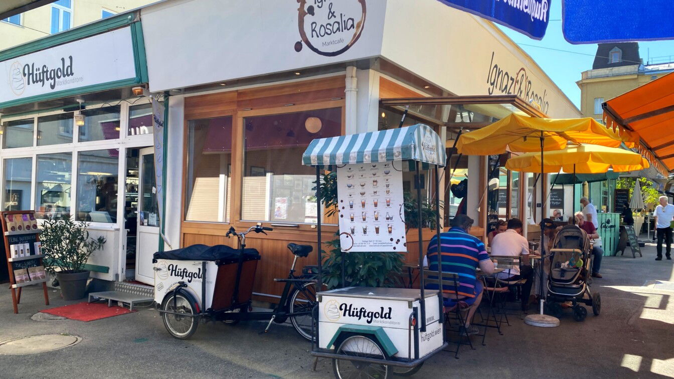 (c) 1000things Hüftgold und Ignaz und Rosalia am Meidlinger Markt