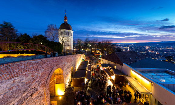 Weihnachtsmarkt Schlossberg Graz