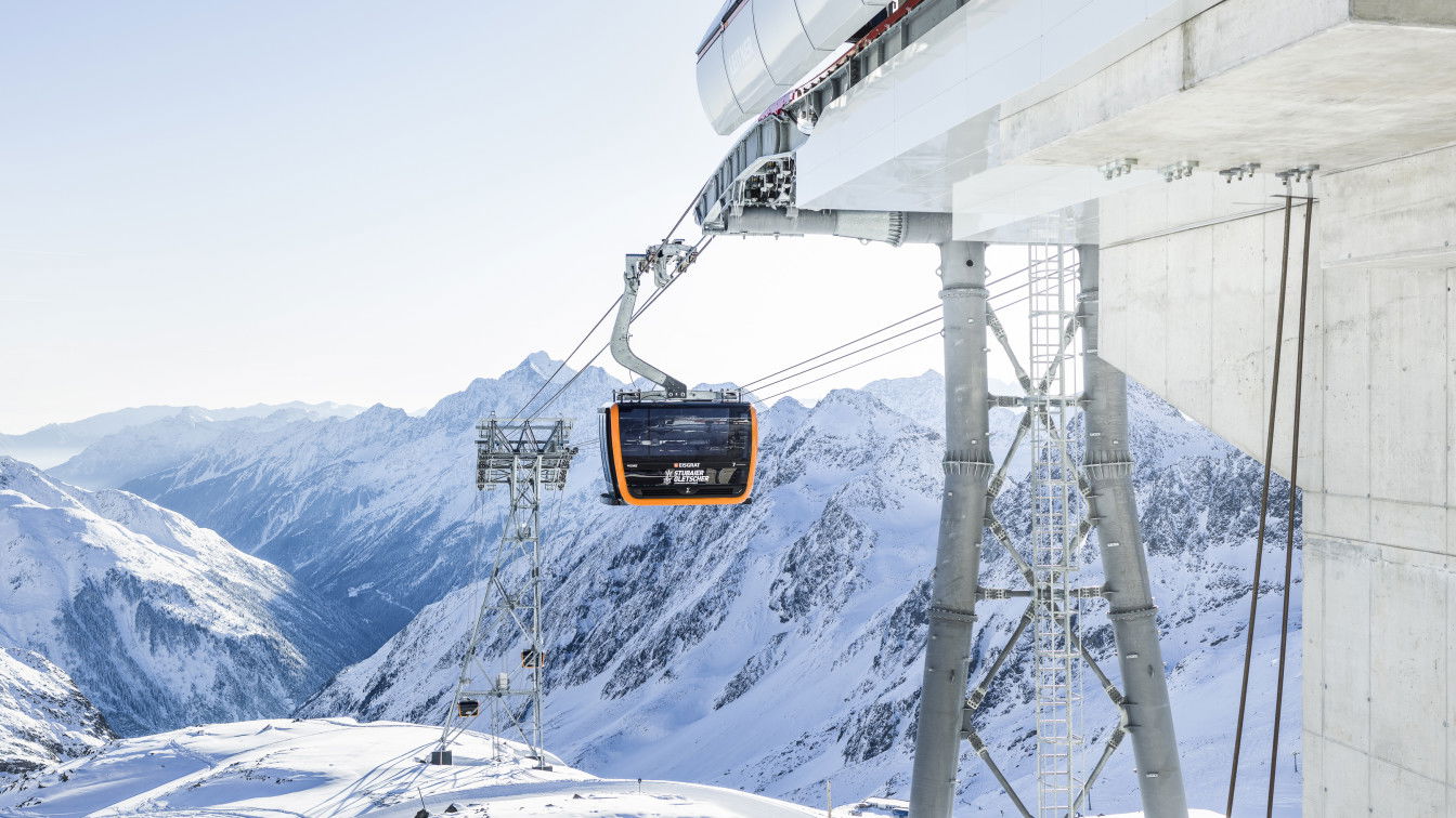 Die 3S Bahn am Stubaier Gletscher (c) Andre Schoenherr Stubaier Gletscher Pressefoto