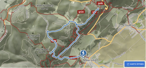 Bergwelten Hohe Wand Route