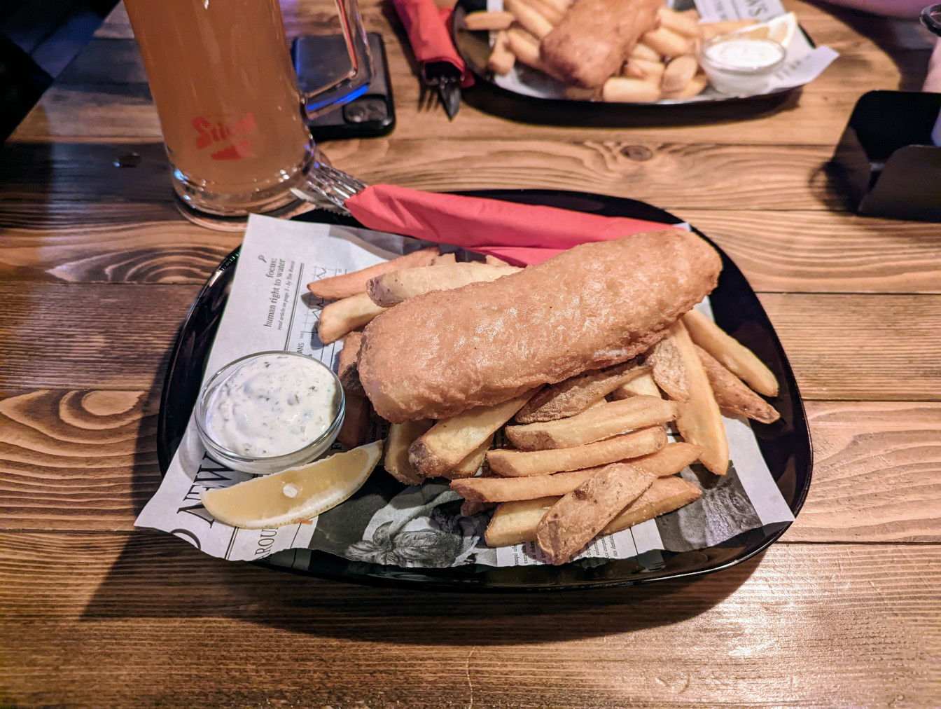 Fish & Chips Isaacs Pub Wien
