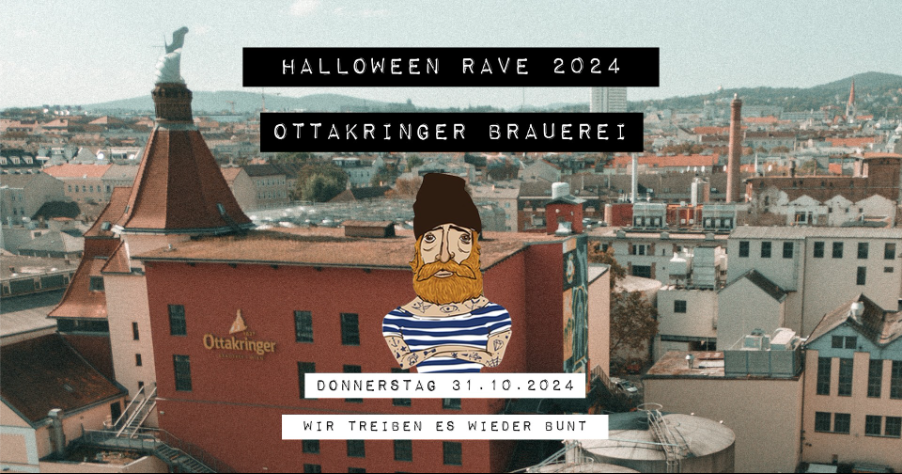 kein sonntag ohne techno halloween event ottakringer brauerei flyer