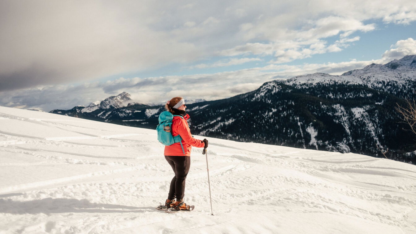 (c) Die Weltbelichterei | 1000things Creator Community Schneeschuhwanderung Gosau, Schnee und Sonnenschein
