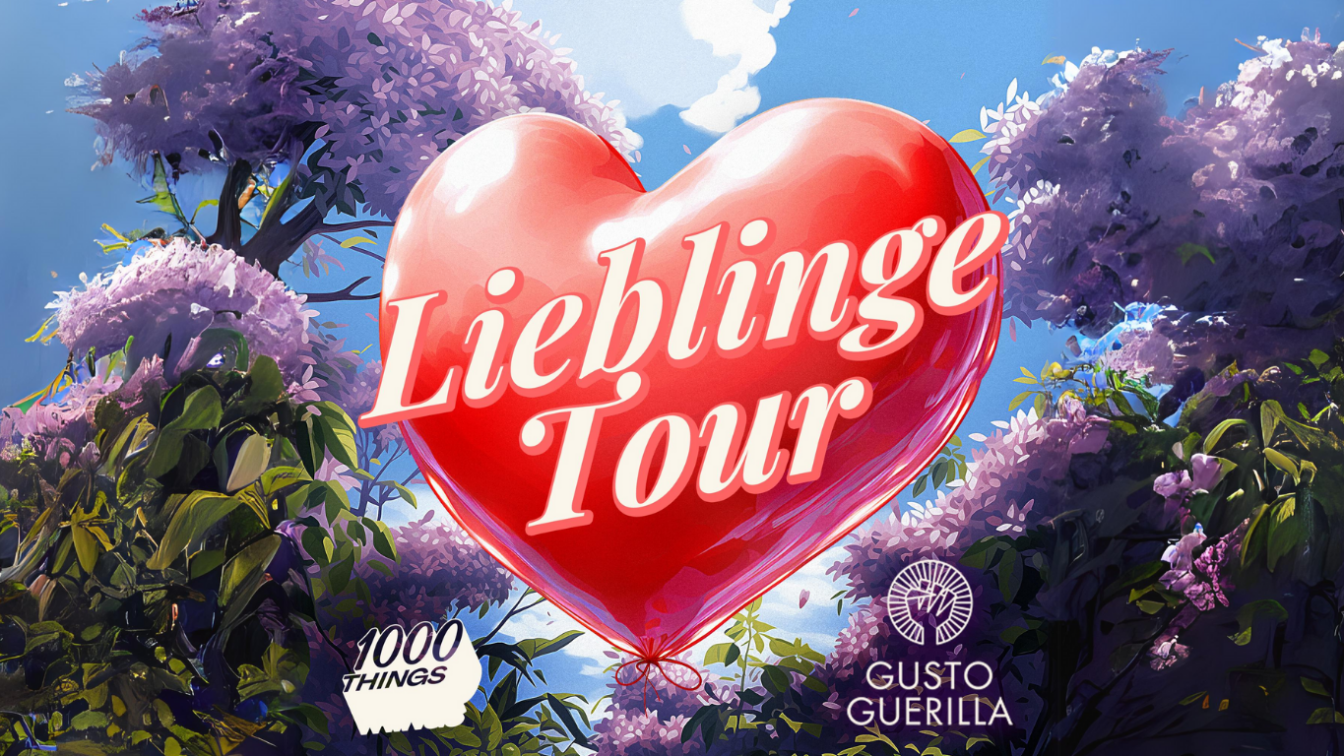 (c) Midjourney Gusto Guerilla 1000things Lieblinge Tour