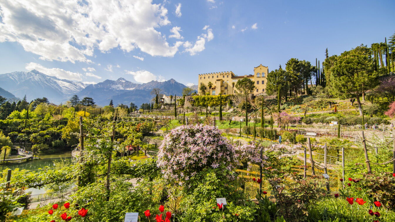 (c) Schloss Trauttmansdorff | Karlheinz Sollbauer | https://www.trauttmansdorff.it/UEber-uns/Presse-Download/ Schloss Trauttmanssdorff Südtirol