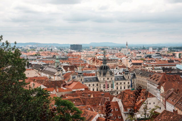 Ausblick über Graz