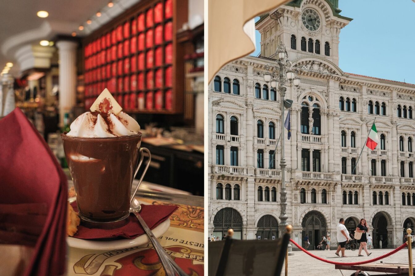 Im Caffè Degli Specchi am Hauptplatz von Triest gibt es leckere Kaffee-Variationen.