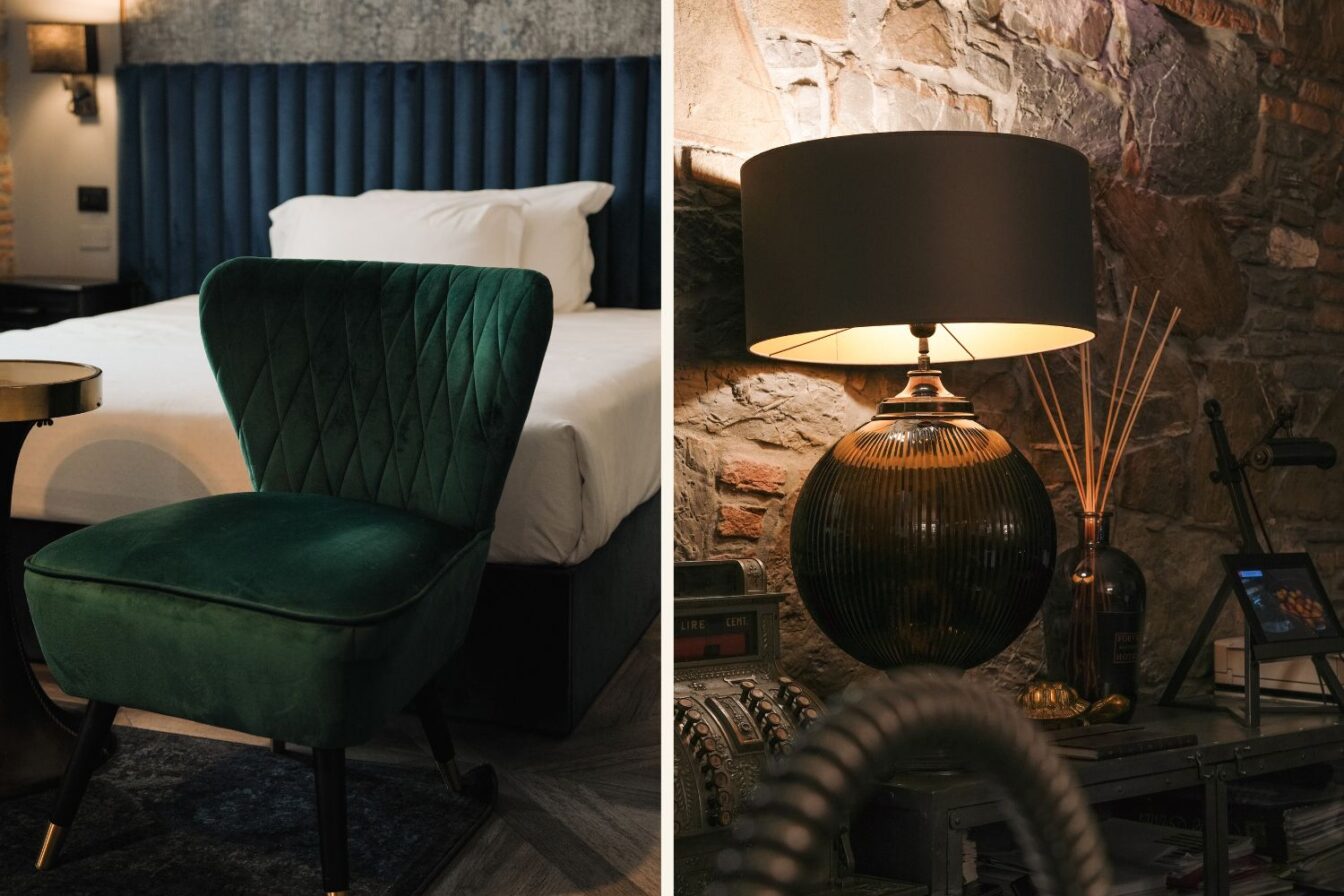 Im Forvm Boutique Hotel in Triest schläft man in ruhigen, charmanten Zimmern mitten im Zenturm.