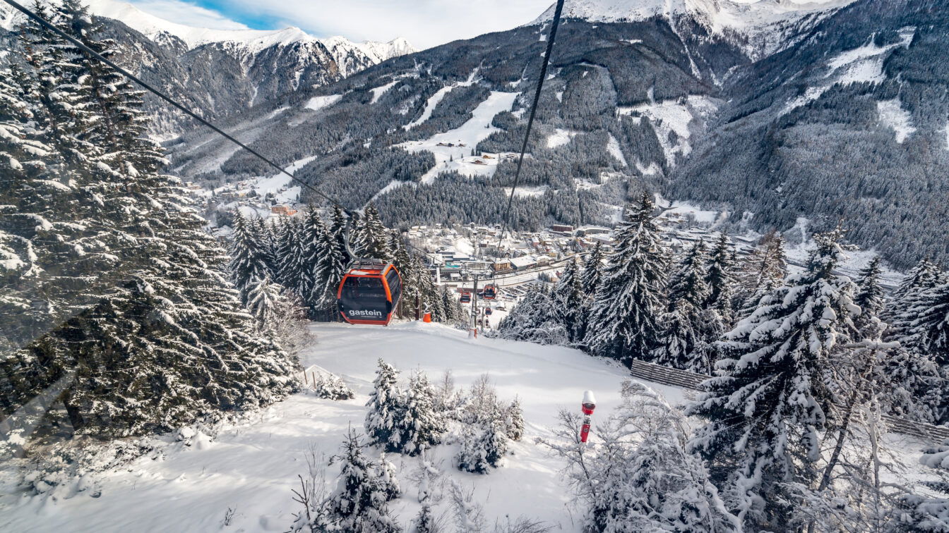 Seilbahn Stubnerkogel Bad Gastein im Winter