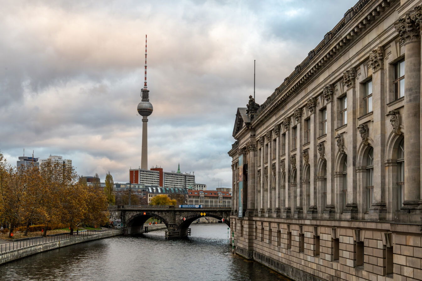 Der Monbijoupark in Berlin Mitte