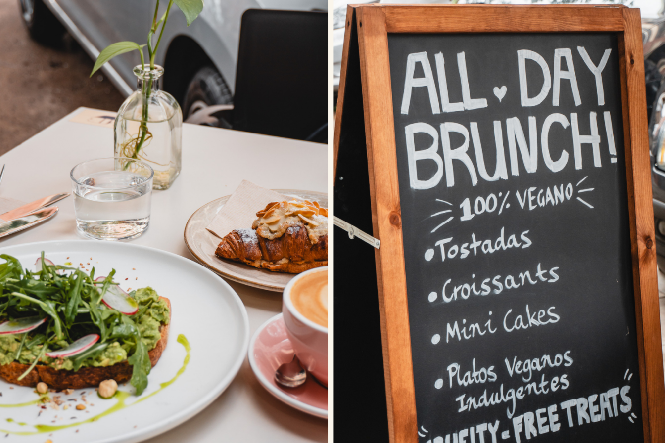 Das Frühstück im Let it Bloom in Valencia ist vollkommen vegan – und lecker.