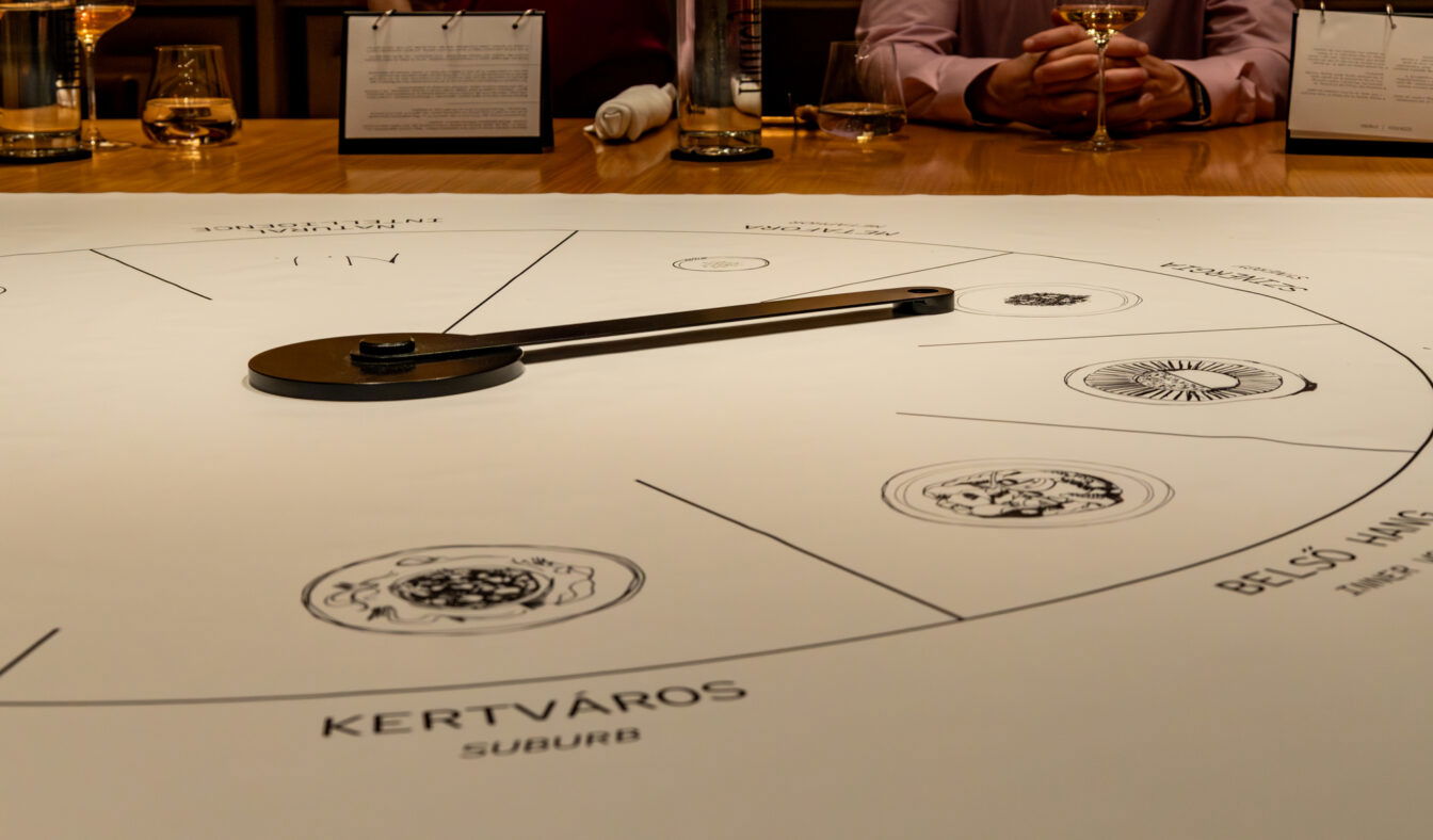 Ein Einblick ins Restaurant Onyx Mühely in Budapest