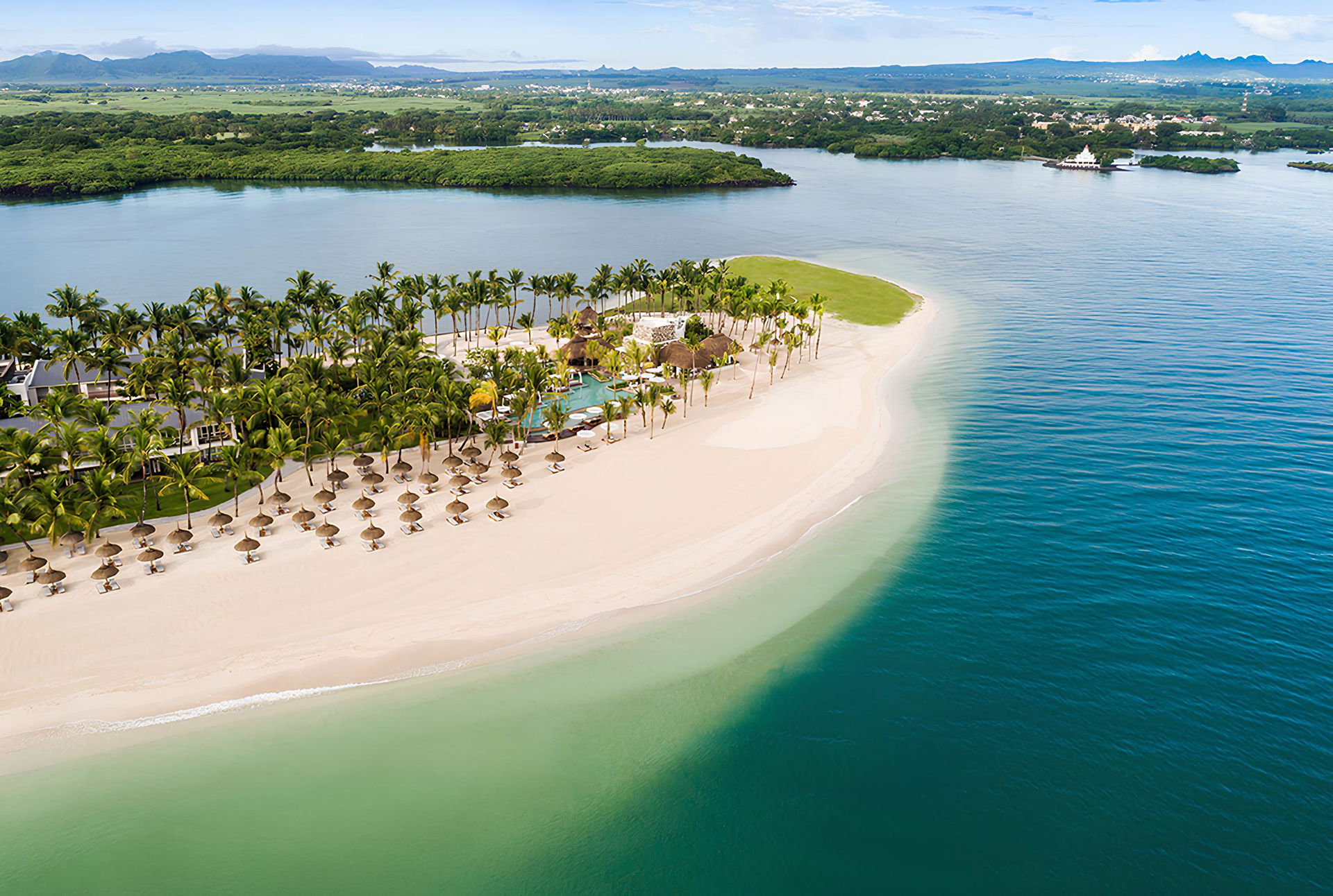 Ausblick auf das Le Saint Géran Resort