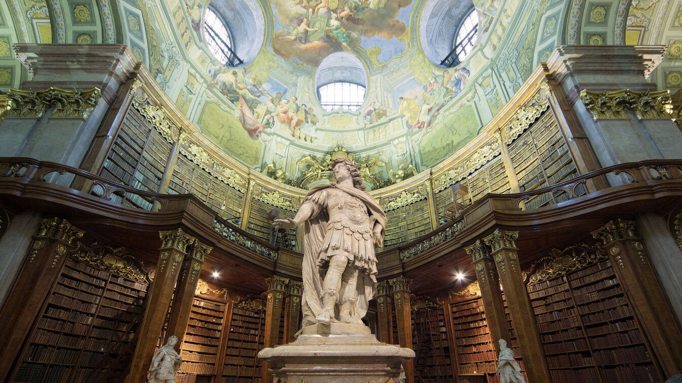 (c) Österreichische Nationalbibliothek | Hloch Prunksaal in der Österreichischen Nationalbibliothek