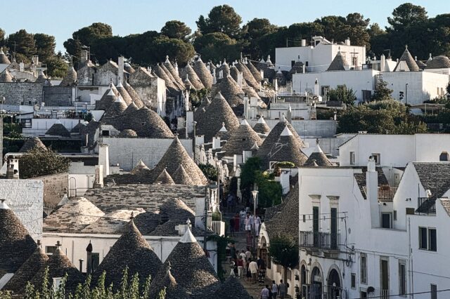 Die bekannten Trulli in Alberobello.