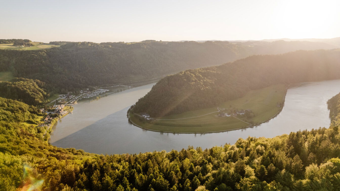 Donauschlinge von oben (c) Tourismusverband Donau Oberösterreich
