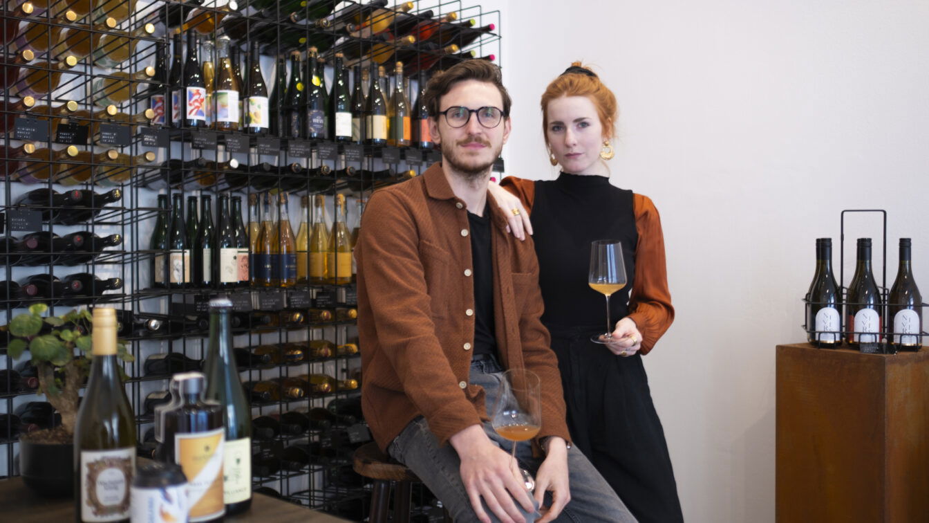 (c) KEIN&LOW Die Gründer*innen von kein & low in Wien: Lucas Matthies und Friederike Duhme.