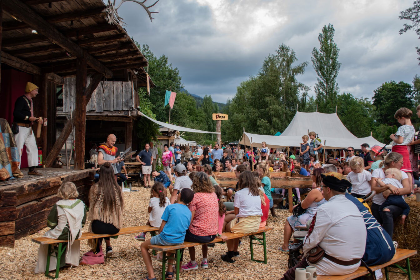 Ritterspiele auf der Burg Sommeregg in Kärnten