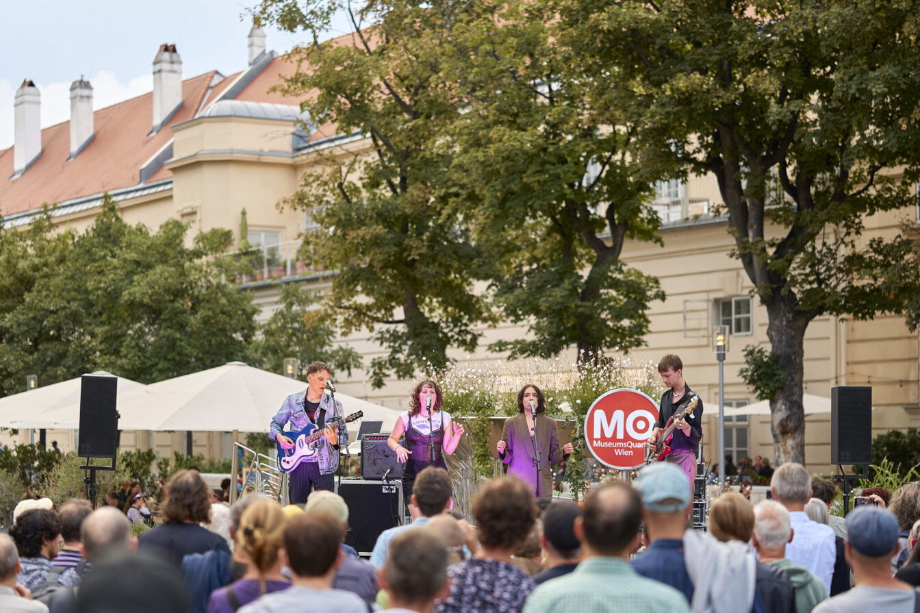 MQ Sommerbühne im Museumsquartier in Wien, 1070