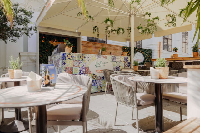 (c) Lieb ich Blick in den Gastgarten des IL GIARDINO BARBARO Sommer Pop-up in Wien
