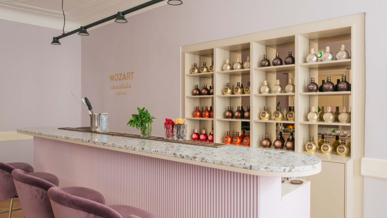(c) Mozart Chocolate Liqueur / Ralph Darabos Die neue Mozart Chocolate Lounge in Salzburg (c) Mozart Chocolate Liqueur / Ralph Darabos