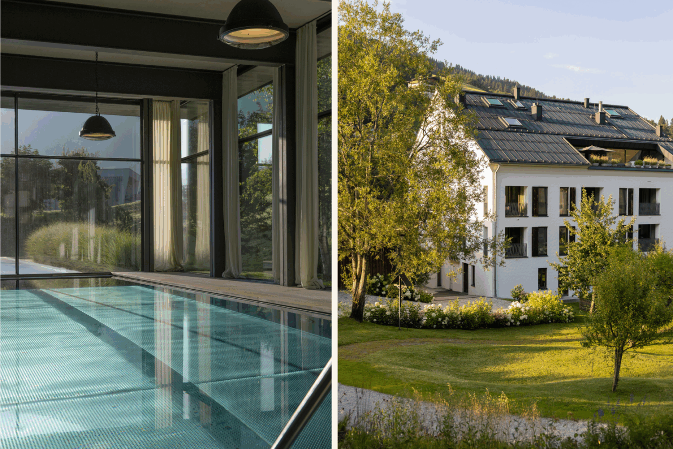 Boutiquehotel Wiesergut in Saalbach Hinterglemm in Salzburg mit Wellnessbereich.